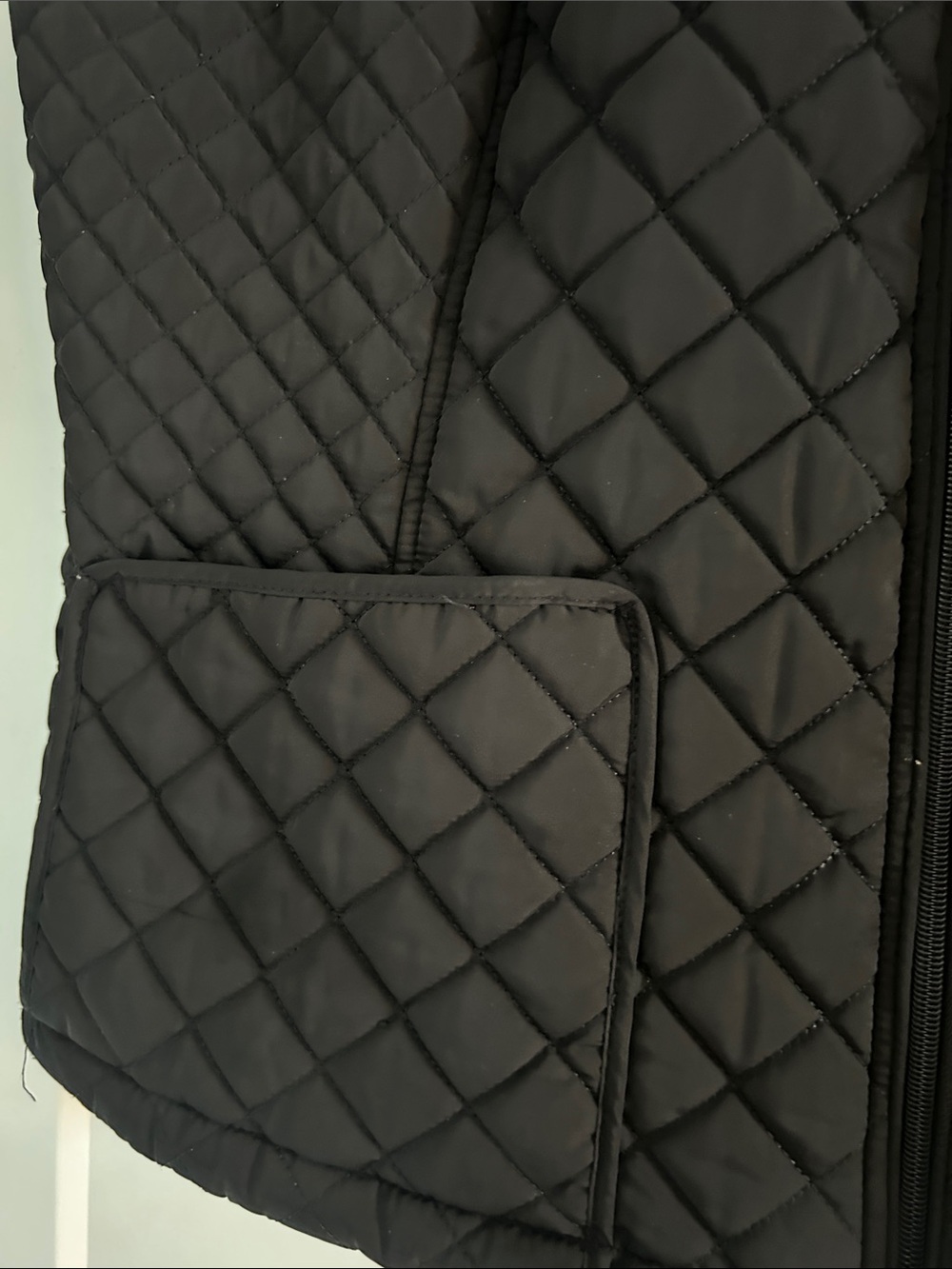 Calvin Klein Black Quilted Vest with Front Pockets - Picture 3 of 3